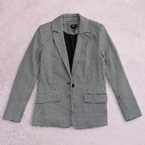 orever 21 Black & white houndstooth blazer